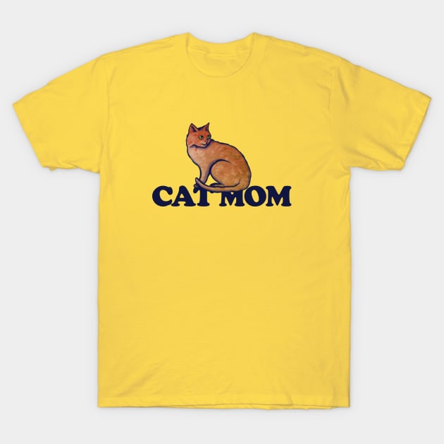 Cat Mom T-Shirt by bubbsnugg